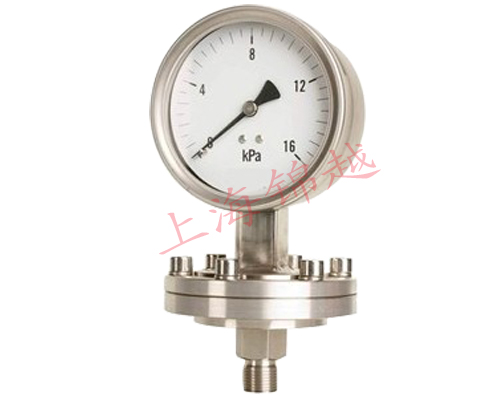 不銹鋼膜片壓力表   YPF-100BF